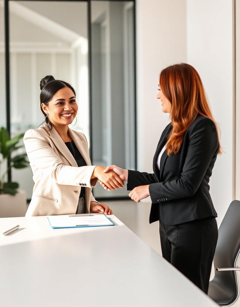 Dos profesionales en una consulta